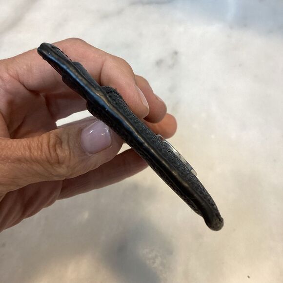 Michael Kors Black Key Card Holder Sleek Design - Picture 4 of 7